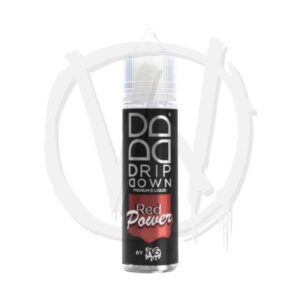 red power from drip down e-liquid