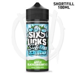 Six Licks Sub Zero 120 - Apple Blackcurrant