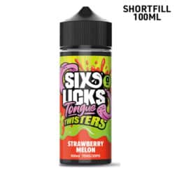 Six Licks Tongue Twisters 100 - Strawberry