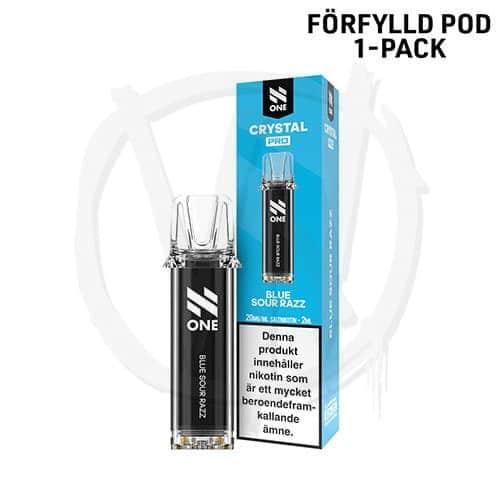 N-One Crystal Pro Mesh Pod Blue Sour